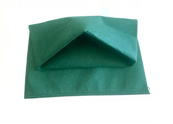 Saco da areia do verde do saco do geotêxtil do poliéster da proteção da inclinação